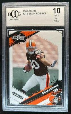 2009 Panini Score Brian Robiskie Rookie RC #318 Browns BCCG 10 - Image 1 of 2