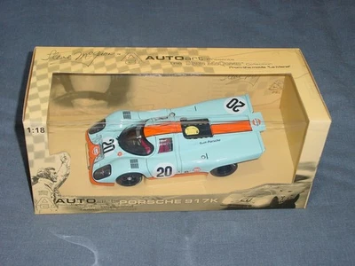 AUTO ART PORSCHE 917K STEVE McQUEEN LE MANS 1971 1/18 - Image 1 of 4