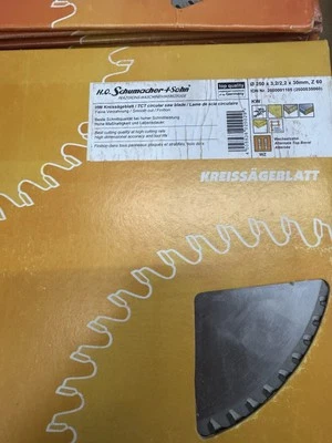 SCHUMACHER+SOHN Schumacher + Sohn HM Kreissägeblatt 250 mm x 30 mm 60 Zähne (WZ ) 2000001105