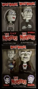 The Munsters Wacky Wobbler Bobblehead Set - Foto 1 di 3