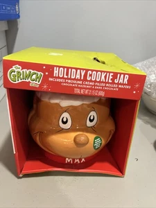 Neu! Dr. Seuss The Grinch Max mit Weihnachtsmannmütze Keksdose - Kekse enthalten - VERSIEGELT! - Bild 1 von 7