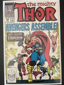 The Mighty Thor #390 (Marvel) 1st Time Captain America Lifts Hammer Mjolnir - Picture 1 of 7