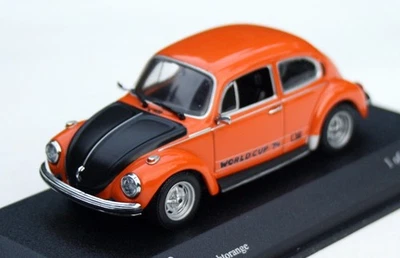 VW Maggiolino 1303 Sondermodell " World Cup 1974 ",Arancio Brillante,MINICHAMPS - Immagine 1 di 4