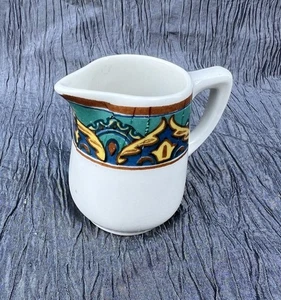 Vintage anni 30? Deshler-Wallick Hotel crema ceramica mini brocca Scammell Lamberton - Foto 1 di 5