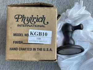 Phylrich International KGB10 cabinet knob Antique Bronze finish - Bild 1 von 5