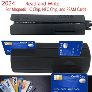 MCR300 Multi-function 4-in-1 Reader Magnetic Stripe Card IC Card Proximity Card - Bild 1 von 11