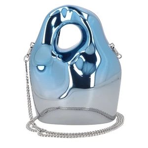PUBLICADO POR Mujer Ruby'S Lost Stone Cromo Bolso de Hombro Azul OS RRP 784.4 - Imagen 1 de 10