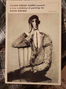 GALERIE GREGG JUAREZ DAVID ADICKES EXHIBIT 1950s Los ANGELES CANNES PALM BEACH - Picture 1 of 7