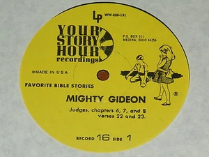 YOUR STORY HOUR - RECORD 16 - MIGHTY GIDEON / SAMSON - BIBLE STORIES - NEW LP ! - Picture 1 of 2