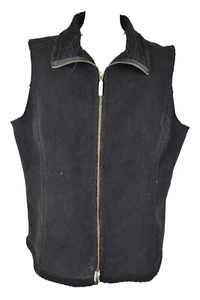 PER UNA Black Gilet size L Womens Full Zip Outdoors Outerwear Vest - Picture 1 of 8