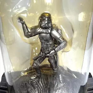 Figura diecast de plata Hasbro Star Wars Titanium Series SANDTROOPER en estuche 2005 - Imagen 1 de 7
