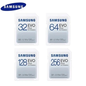 SAMSUNG Carte Mémoire 32Gb 64Gb 128Gb 256Gb Micro SD SDXC EVO PLUS - Foto 1 di 6