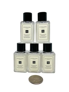 5x Jo Malone English Pear & Freesia Hand and Body Wash 0.5oz x5 = 2.5 Fl.oz - Picture 1 of 1