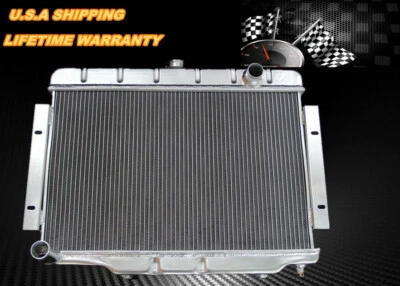 RADIADOR DE ALUMINIO KKS 3 FILAS AJUSTE 1972-1986 JEEP CJ5 CJ6 CJ7 SERIE CJ CHEVY ENG Foto 1 de 4