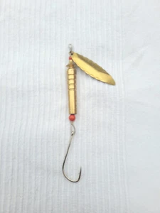SAMMLER "DAM Libelle" Spinner- Gr.4 - Germany- Ungefischt-38g-Messing-gemarkt- - Bild 1 von 2