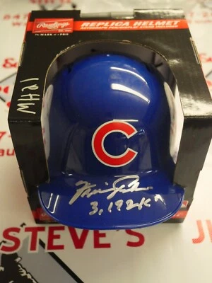 FERGIE JENKINS SIGNED RAWLINGS MINI HELMET 3192 K'S BAS BECKETT WITNESSED COA - Image 1 of 2
