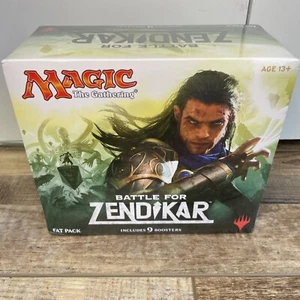 Magic The Gathering Battle For Zendikar Fat Pack include 9 booster NUOVO SIGILLATO - Foto 1 di 7