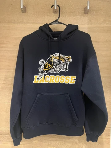 US Naval Academy Navy Midshipmen Ram Lacrosse Pullover Hoodie Sweatshirt Adult S Cover