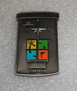 2006 Geocaching Membership Club token Coin 36 Trackable - Picture 1 of 2
