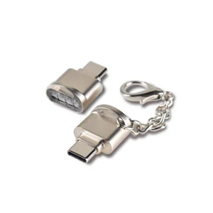 Type C OTG To TF Adapter Micro-SD Memory Card Reader Aluminum Cardreader - Picture 1 of 10