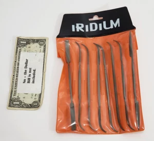Iridium Italien geschwungene Feile SET - Skulptur Schnitzerei 8er Set - in Jacke fein - Bild 1 von 7