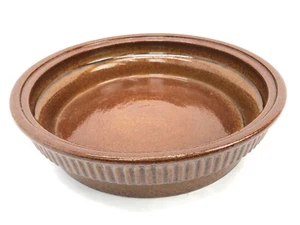 Speedy Clear Oven Proof Glazed Round Stone Baker Dish - Picture 1 of 6