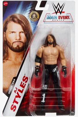 MATTEL AJ Styles WWE Main Event Series #154 Actionfigur