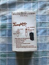 NOS Tangle free Magnum Decoy Anchors 6 Each 8oz Never Used