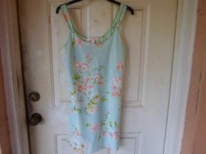 Oscar De La Renta Pink Label Sheer Sleeveless Floral Nightgown Size Small - Picture 1 of 6