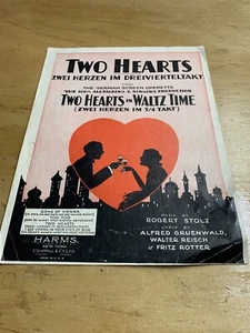 Two Hearts (Zwei Herz IM Dreivierteltakt) German Operetta spartiti vintage - Foto 1 di 4