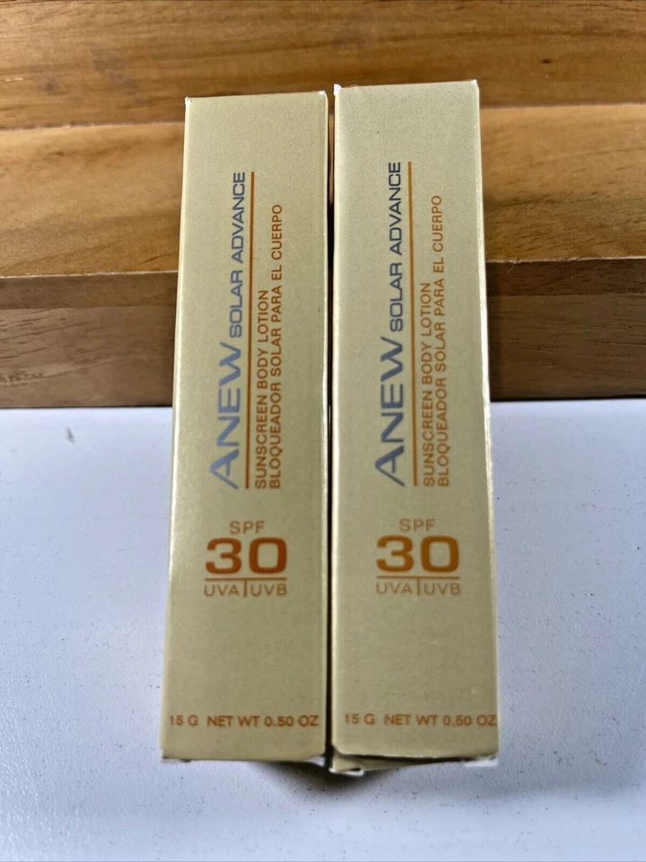 Avon ASolar Advance Sunscreen Body Lotion .50 oz SPF 30
