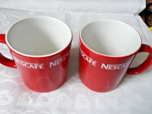 Two Kilncraft Nescafe mugs 9cms tall - Picture 1 of 3