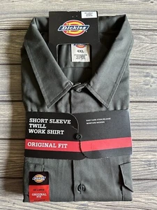 Camisa de trabajo Dickies para hombre talla 4XL manga corta sarga tienda mecánica nueva con etiquetas - Imagen 1 de 6