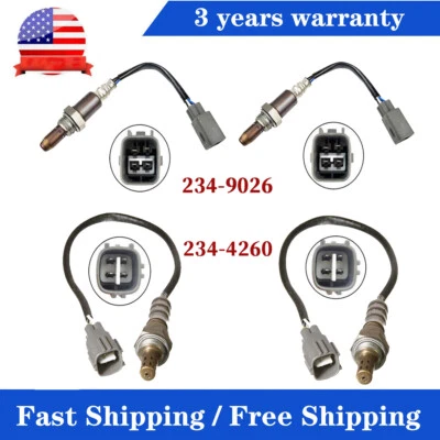 Sensor de O2 4 piezas aguas arriba + aguas abajo para Toyota Tacoma 2005 2006 2007 2008 4,0 L Foto 1 de 4