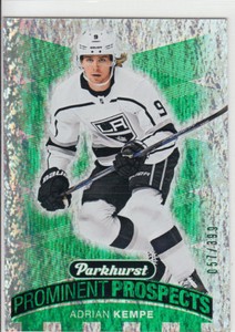 ADRIAN KEMPE 2017/18 PARKHURST PROMINENT PROSPECTS EMERALD INSERT #057/399