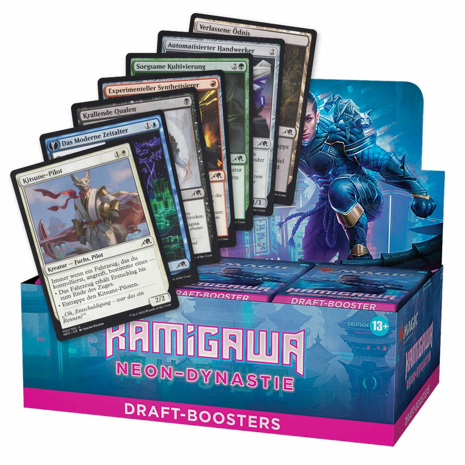 Magic the Gathering Kamigawa: Neon-Dynastie 4x Common Karten MtG Cards NM DE