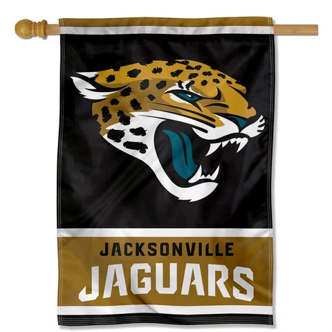 Jacksonville Jaguars Primary Logo House Flag Cover