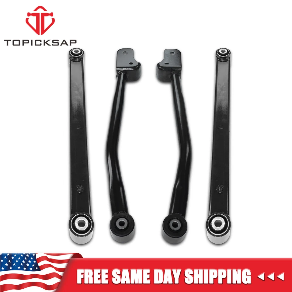 Braços de controle inferiores superiores dianteiros para Jeep Wrangler 2018-2022 Gladiator 2020-2022 - Imagem 1 de 4