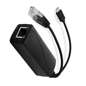 10W 48V to 5V 2A Micro USB Adapter PoE Splitter Power Over Ethernet Connector - Picture 1 of 6
