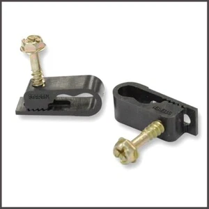 Steren Coaxial Cable Clips - Cable Holder - Wire Clips, Organizers - 100 Pack - Picture 1 of 6