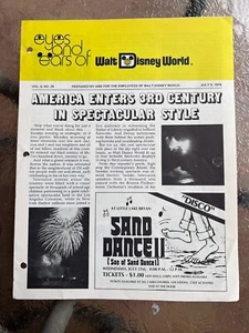 1976 Vintage Rare Disney original Document Eyes and Ears Publication VOL.6No.28 - Picture 1 of 4