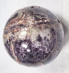 Große Horn Amethyst Spitze 86 mm Kugel für Wohndeko oder Sammlung 4960 tolles Geschenk - Bild 1 von 12