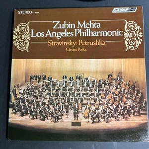 STRAVINSKY- PETRUSHKA  CIRCUS POLKA - ZUBIN MEHTA -L.A. PHIL. LP IMPORT VINYL - Picture 1 of 6