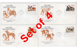 TurtlesTradingPost- American Kennel Club Dogs- 1984 #2098-2101 FDC Artmaster- 4 - Picture 1 of 5