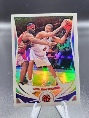 2004-05 Topps Chrome Refractor Jalen Rose Guarded by Lebron James #55 - Image 1 of 4