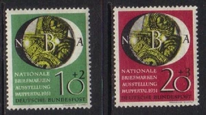 ALLEMAGNE - RFA / 1951 SERIE # 27 & 28 ** / COTE 130.00 € / 2 PHOTOS (ref 3952) - Imagen 1 de 2