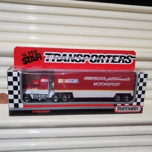 Matchbox America's Ultimate Motorsport 1990 Mack Cab SuperStar Transporter NIBox - Picture 1 of 5