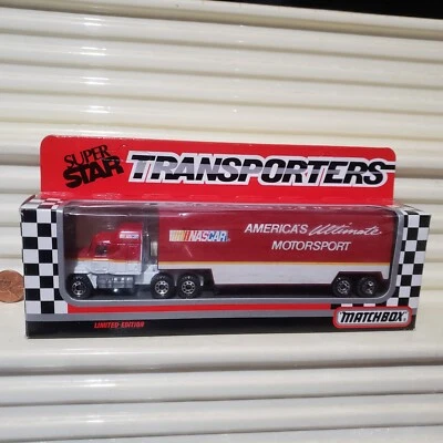 Matchbox America's Ultimate Motorsport 1990 Mack Cab SuperStar Transporter NIBox - Image 1 of 4