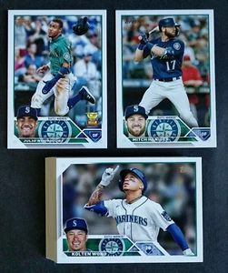 2023 Topps ~ Seattle Mariners ~ 32 Karten Team Set Serie 1 & 2 mit Update - Bild 1 von 7