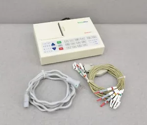 Welch Allyn Schiller AT-1 Heartrate Reader & Printer W/ 10 Lead Cable - Picture 1 of 12